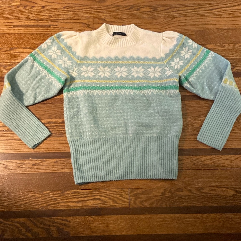 J Crew Fair Isle Crewneck sweater